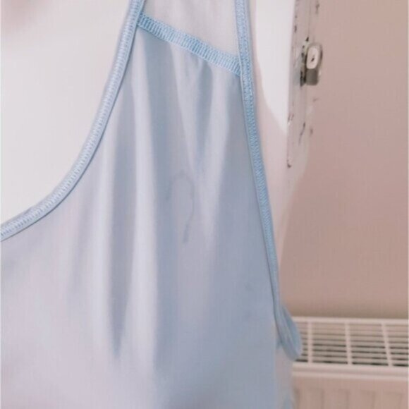 LULULEMON ATHLETICA "Stargaze" Light Grey Blue Sculp Tank ll - Picture 14 of 15